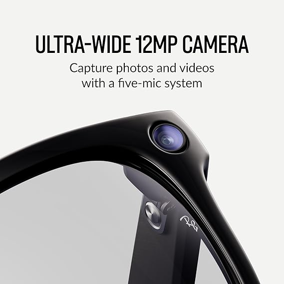 Ray-Ban Meta Glasses Wayfarer - Shiny Black Clear