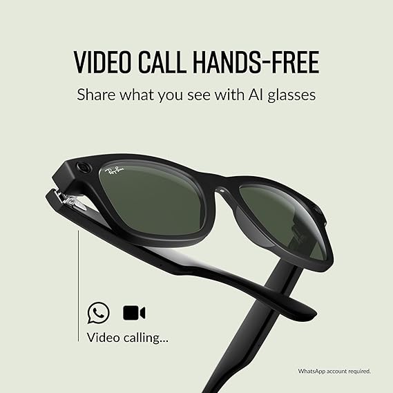 Ray-Ban Meta Glasses Wayfarer - Matte Black Polarized Gradient Graphite