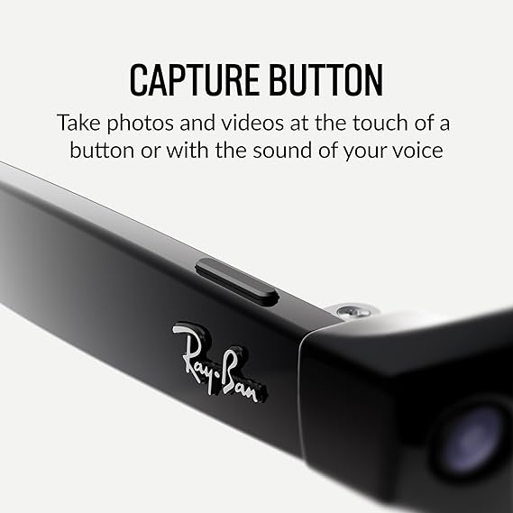 Ray-Ban Meta Glasses Wayfarer - Shiny Black Clear