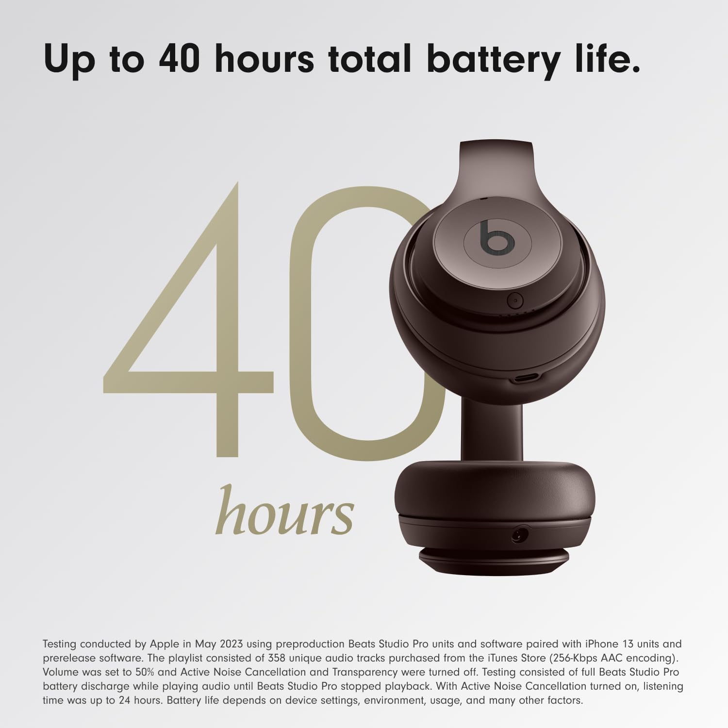 Beats Studio Pro - ANC - Type C - Deep Brown - MQTT3LL