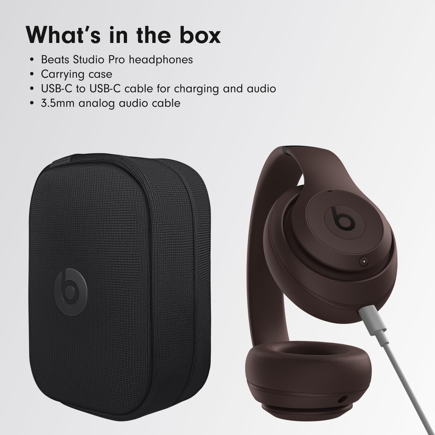 Beats Studio Pro - ANC - Type C - Deep Brown - MQTT3LL
