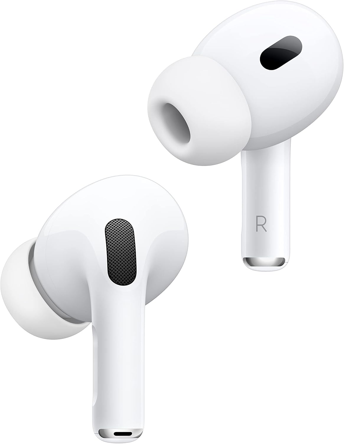 Apple AirPods Pro 2 Wireless Earbuds, Active Noise Cancellation, Bluetooth Headphones, Transparency, Personalized Spatial Audio, H2 Chip, USB-C Charging - MTJV3LL