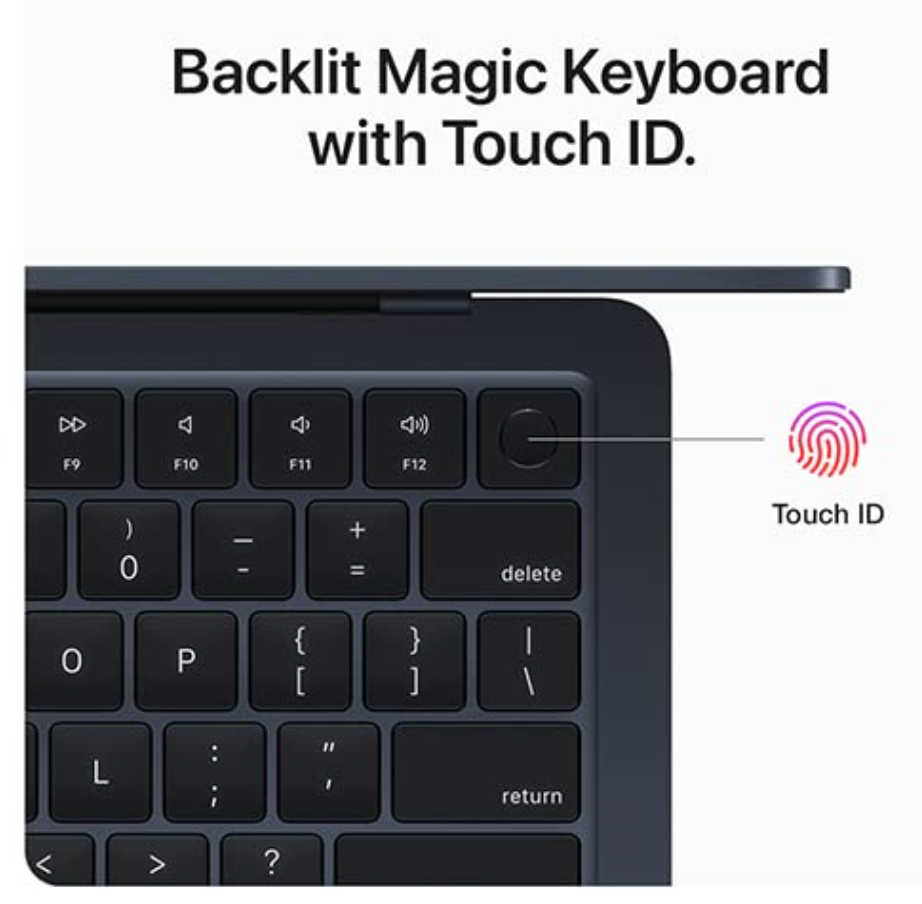 Apple 2024 MacBook Air 13-inch M3 16GB 512GB SSD Storage, Midnight - MXCV3LL - Best Price in Pakistan