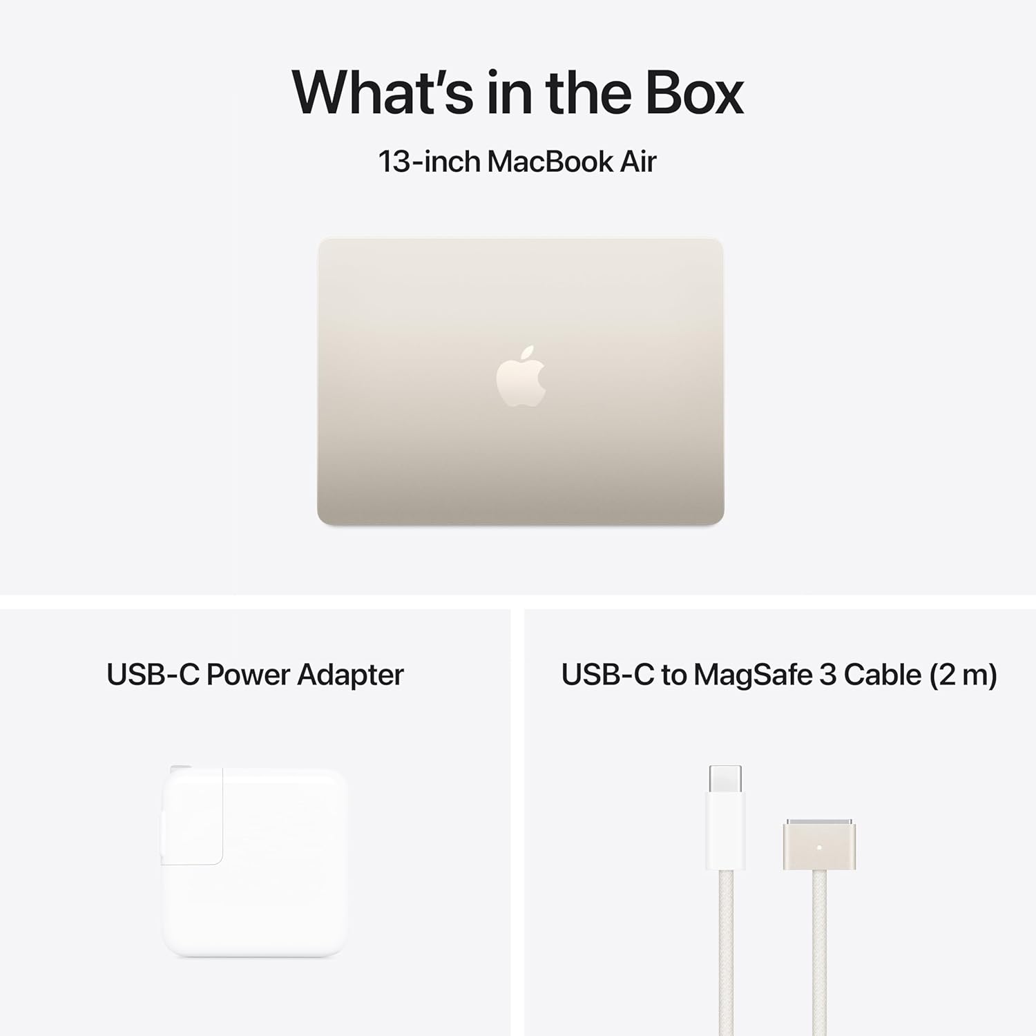 Apple 2025 MacBook Air 13-inch M4 16GB RAM 256GB SSD - Starlight - MW0Y3LL - Best Price in Pakistan