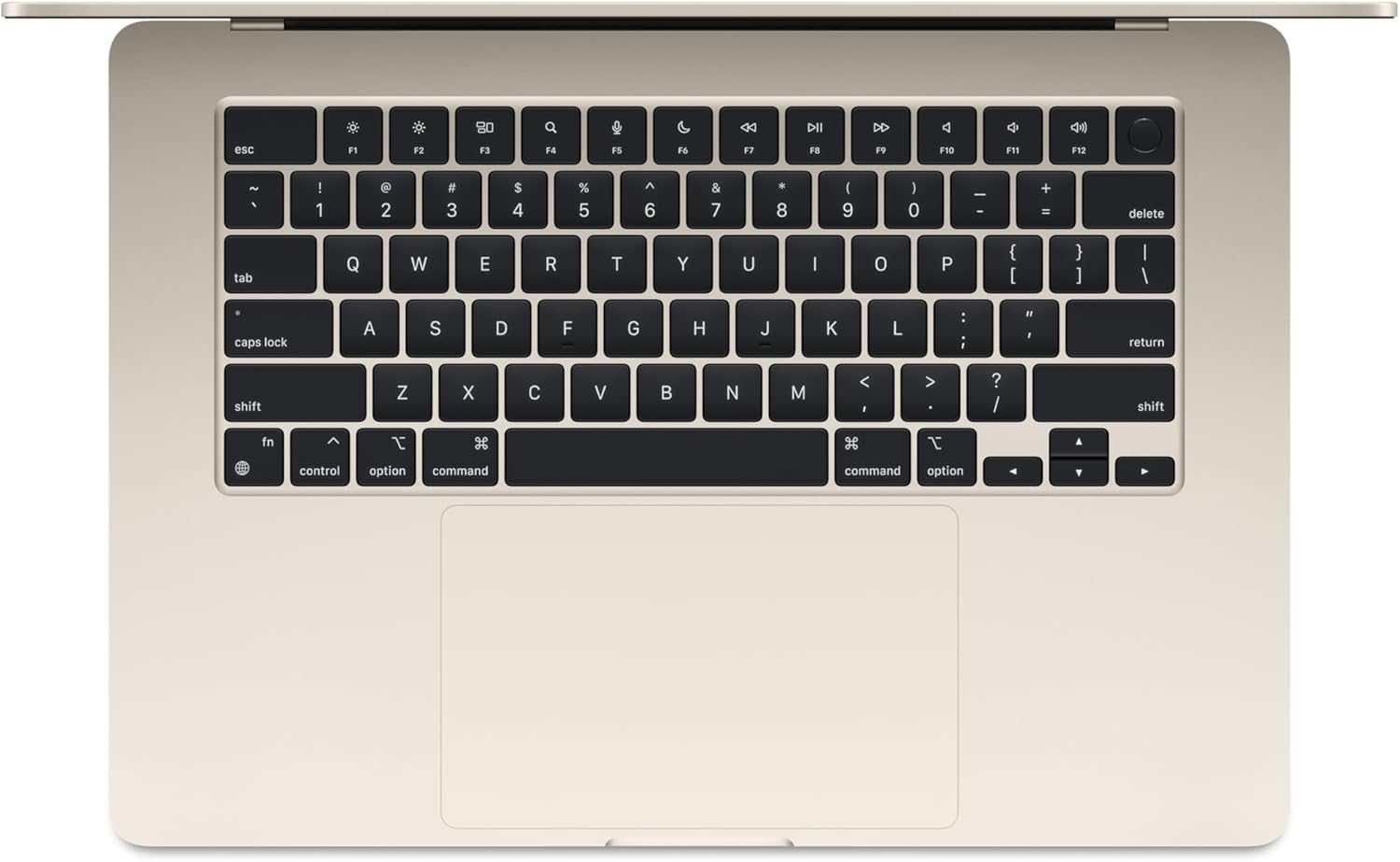 Apple MacBook Air M3 15-inch, 8GB RAM, 256GB SSD - Starlight - MRYR3LL