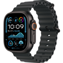 Apple Watch Ultra 2 49mm - Black Titanium Case with Black Ocean Band. .-MX4P3LW