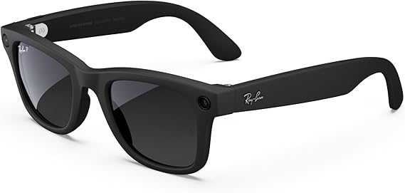Ray-Ban Meta Glasses Wayfarer - Matte Black Polarized Gradient Graphite