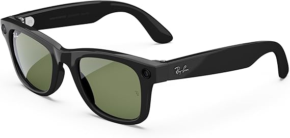 Ray-Ban Meta Glasses Wayfarer - Shiny Black Green