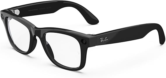 Ray-Ban Meta Glasses Wayfarer - Shiny Black Clear
