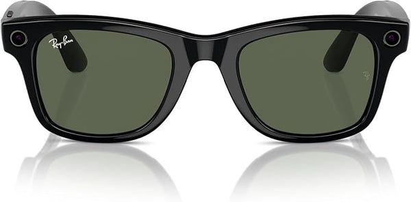 Ray-Ban Meta Glasses Wayfarer - Shiny Black Green