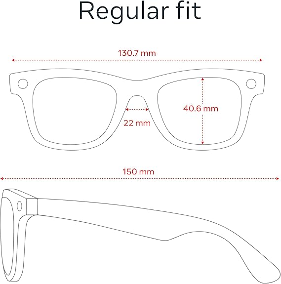 Ray-Ban Meta Glasses Wayfarer - Warm Stone Transitions Watermelon Red