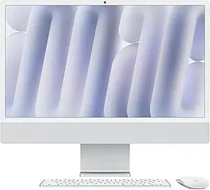 Apple 2024 iMAC M4 16/256 GB - Silver - MWUC3LL