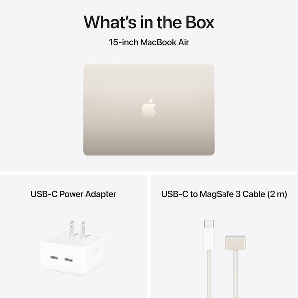 Apple MacBook Air 15-inch M4 16GB RAM 256GB SSD - Stralight - MW1J3LL