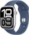 Apple Watch Series 10 [GPS 42mm case] Smartwatch with Silver Aluminium Case with Denim Sport Band - S/M. Fitness Tracker, ECG App, Always-On Retina Display, Water Resistant - MWWC3LW