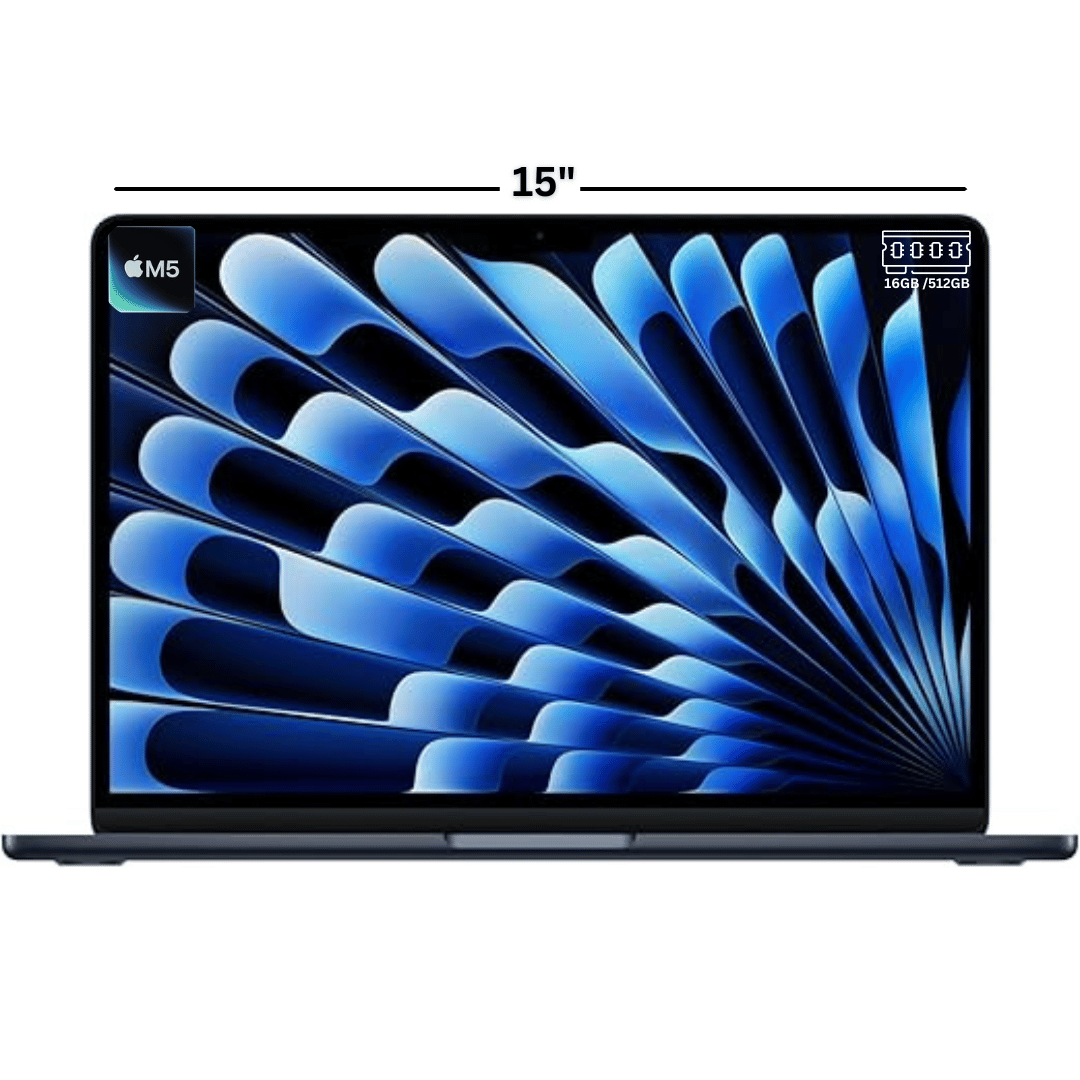 Apple MacBook Air M5 15-inch (16GB/512GB) Midnight  – Best Price in Pakistan