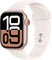 Apple Watch Series 10 [GPS 42mm case] Smartwatch with Rose Gold Aluminium Case with Light Blush Sport Band - S/M. Fitness Tracker, ECG App, Always-On Retina Display, Water Resistant - MWWJ3LW
