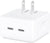 Apple 35W Dual USB-C Port Compact Power Adapter: Fast and Convenient Charging, Type C Wall Charger - MNWM3AM