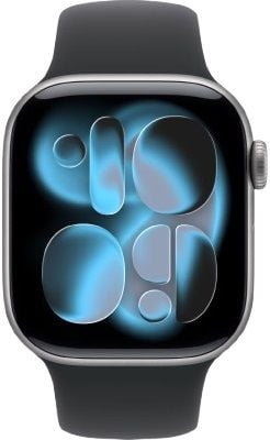 Apple Watch Series 11 46mm Space Grey Al black SB Band M/L : MEV44LW/A