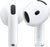 Apple AirPods 4 Wireless Earbuds, Bluetooth Headphones, Personalized Spatial Audio, Sweat and Water Resistant, USB-C Charging Case, H2 Chip, Up to 30 Hours of Battery Life, Effortless Setup for iPhone - MXP63LL